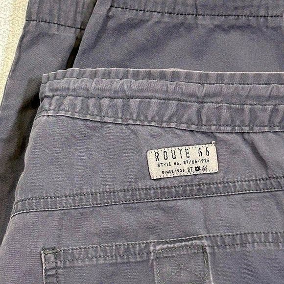 Vintage Y2k Route 66 High Rise Wide Leg Ankle Pants Womens 12 - Picture 5 of 7